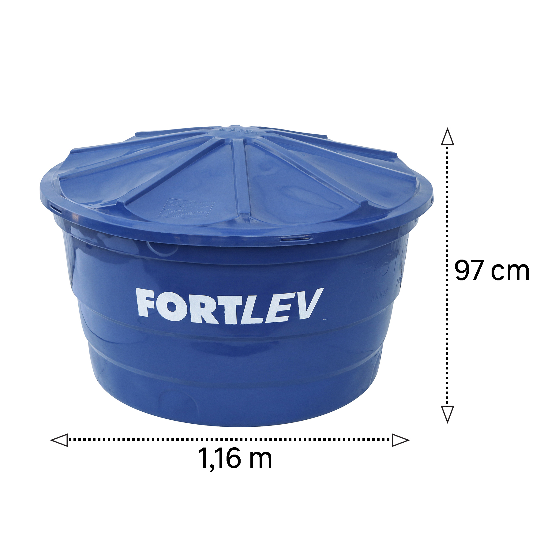 Caixa d'Água 1.000L em Polietileno Fortlev - Imagem 2
